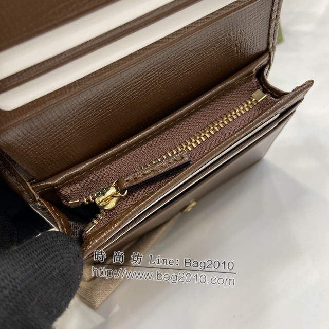 Gucci專櫃古馳最新款Horsebit1955系列卡包 jh1976型號：621887